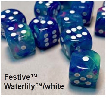 Festive 16mm 12D6 Dice