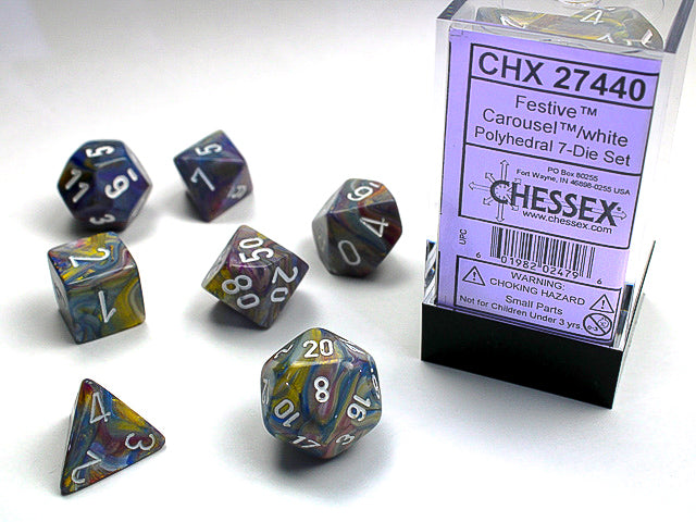 Festive 7Pc Dice