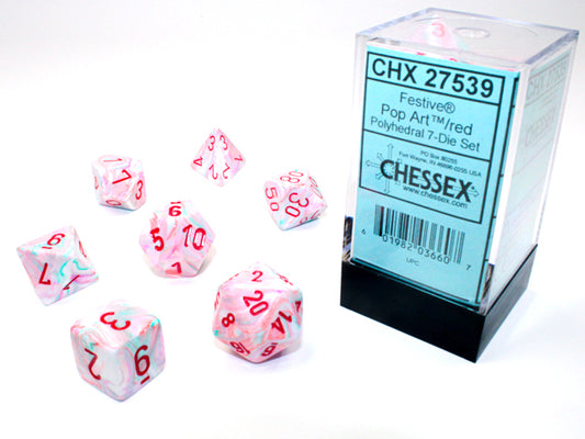 Festive 7Pc Dice