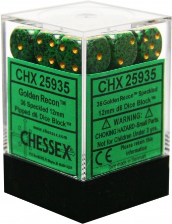 Speckled 12mm 36D6 Dice