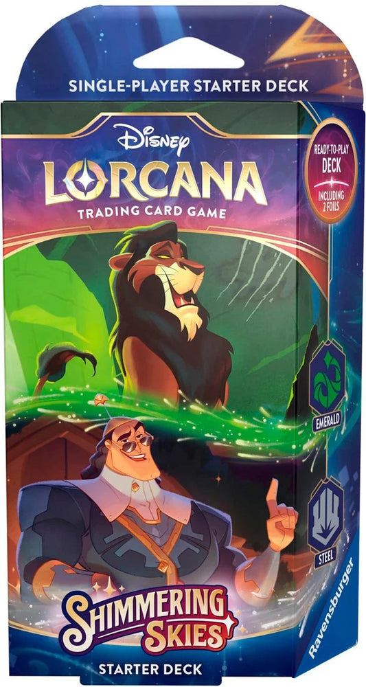 Disney Lorcana: Shimmering Skies Starter Decks