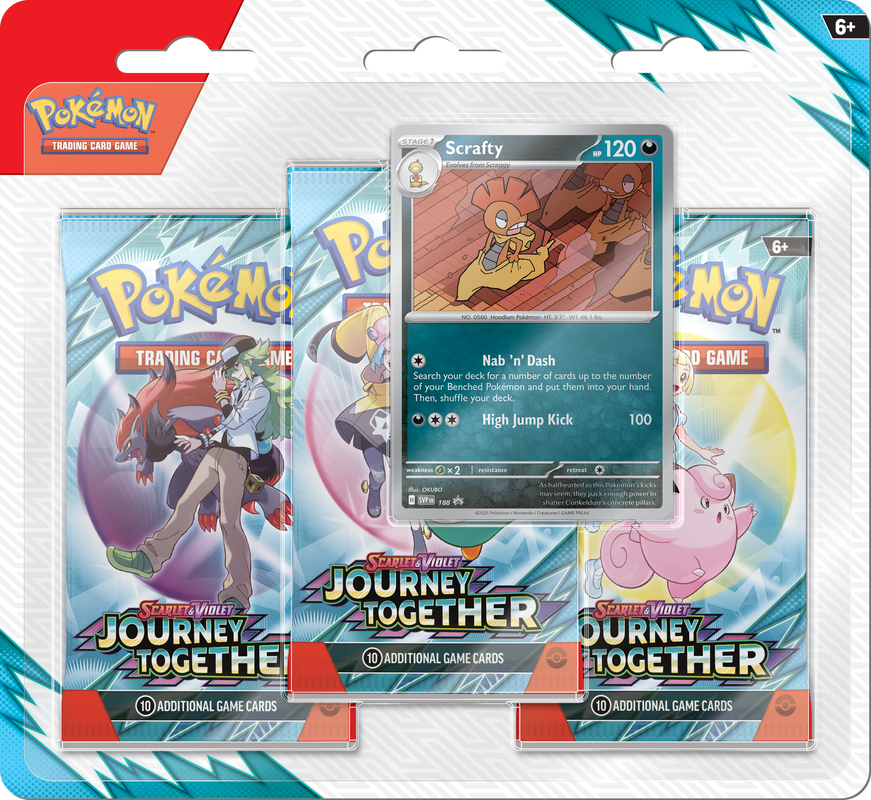 Pokemon: SV9 Journey Together 3pk blister