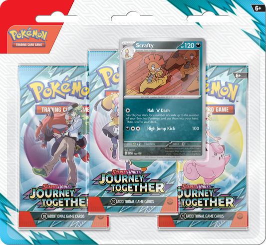 Pokemon: SV9 Journey Together 3pk blister