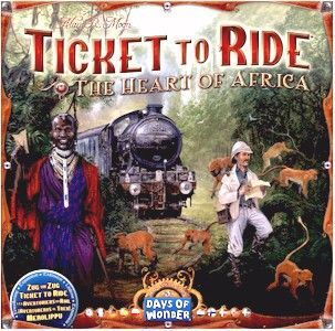 Ticket To Ride: Map #3 Africa Map Collection