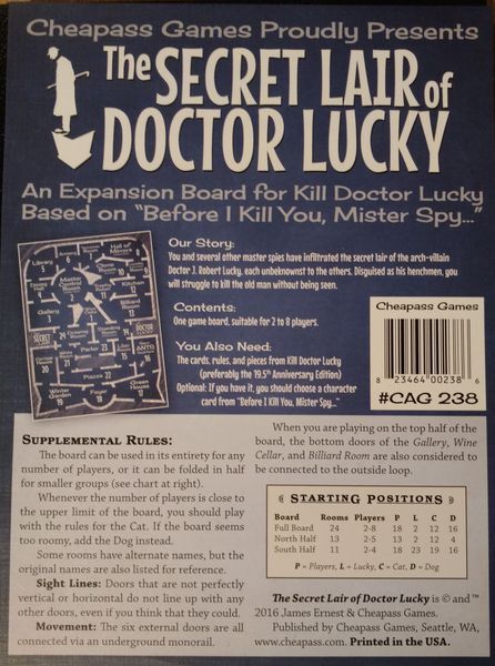 Kill Doctor Lucky: The Secret Lair of Doctor Lucky