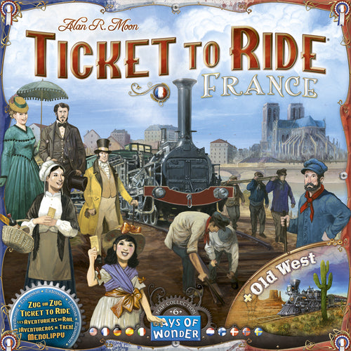 Ticket To Ride: Map #6 France & Old West Map Collection