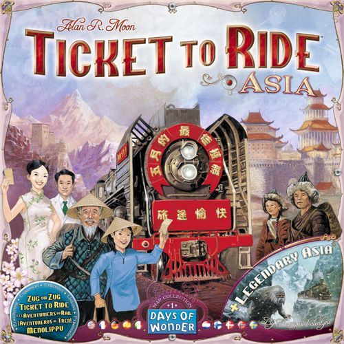 Ticket To Ride: Map #1 Asia Map Collection