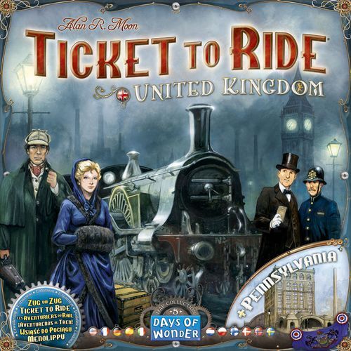 Ticket To Ride: Map #5 United Kindom & Pennsylvania Map Collection