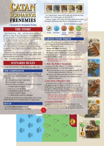 Catan Scenarios: Frenemies