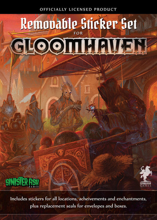 Gloomhaven Removable Sticker Set