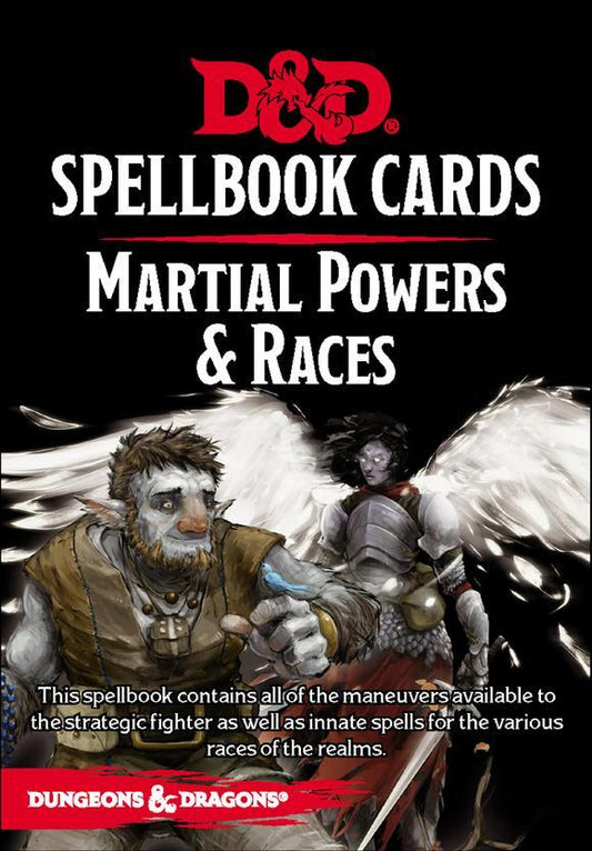 D&D RPG Spellbook Cards: Martial Powers & Races 2nd Ed