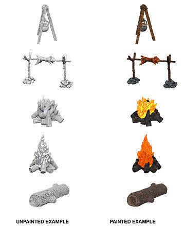 WizKids Deep Cuts: Camp Fire & Sitting Log