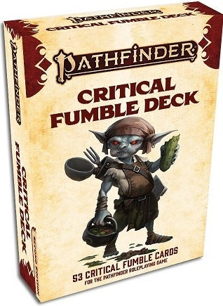 Pathfinder RPG 2E Critical Fumble Deck