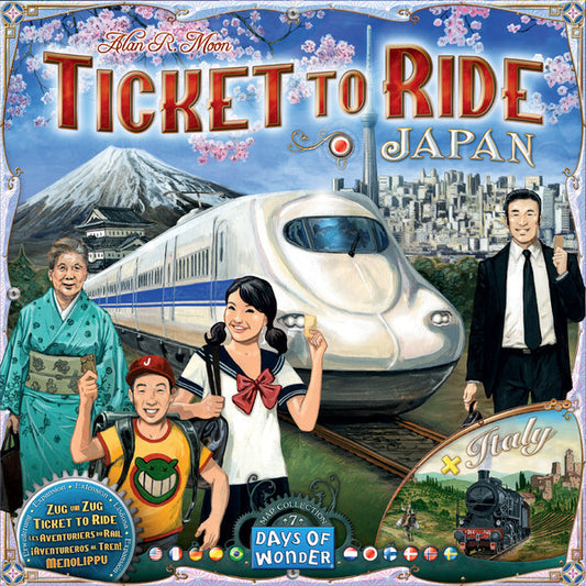 Ticket To Ride: Map #7 Japan & Italy Map Collection