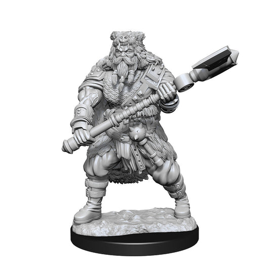 D&D Nolzur's: Human Male Barbarian Two Hand Axe & Mace