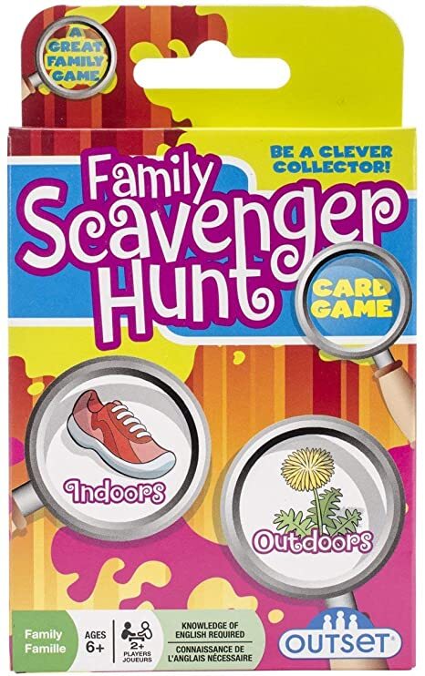 Family Scavenger Hunt Card Game