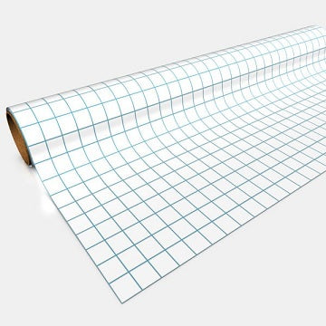 Gaming Paper: White Roll 1" Square Grid 30"x12'