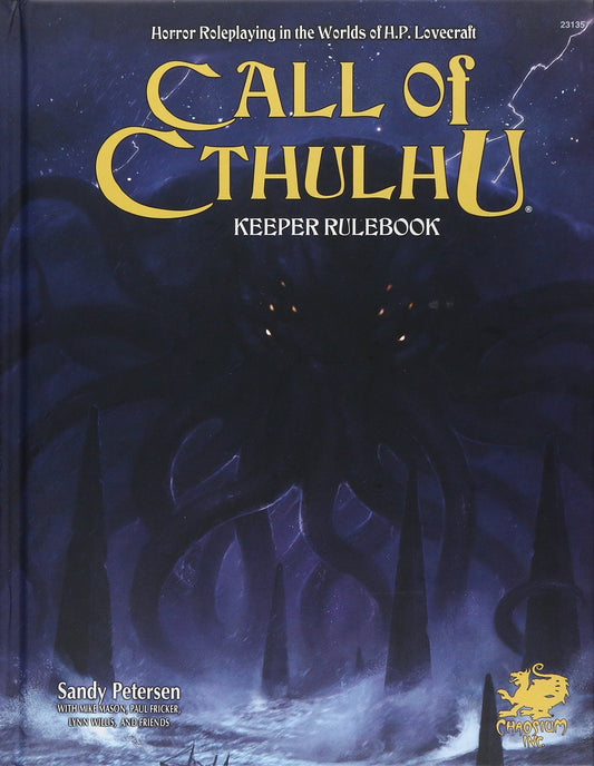 Call of Cthulhu RPG 7E Keeper Rulebook