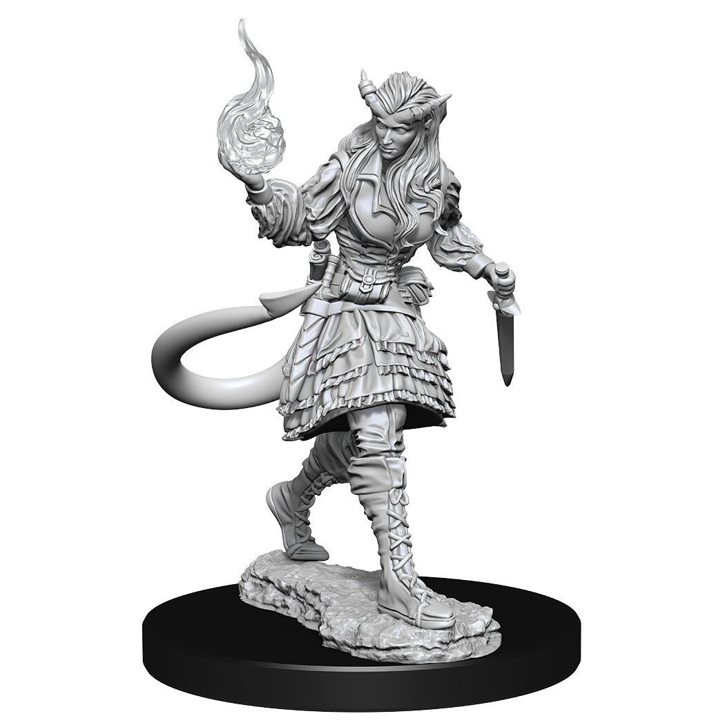 D&D Nolzur's: Tiefling Female Sorcerer Casting & Dagger