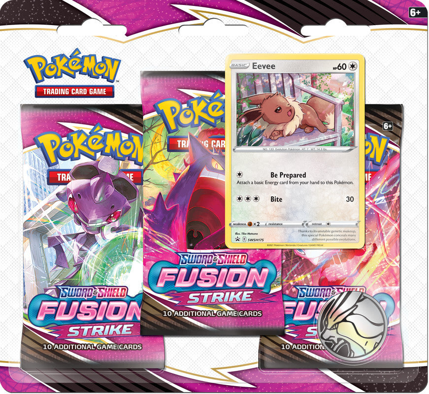 Pokemon: SS8 Fusion Strike 3pk blister