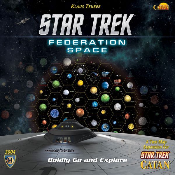 Star Trek Catan Federation Space Map Expansion