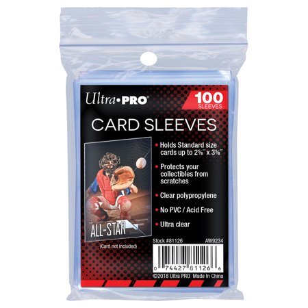 Ultra Pro Card Sleeves Standard Clear 100 count