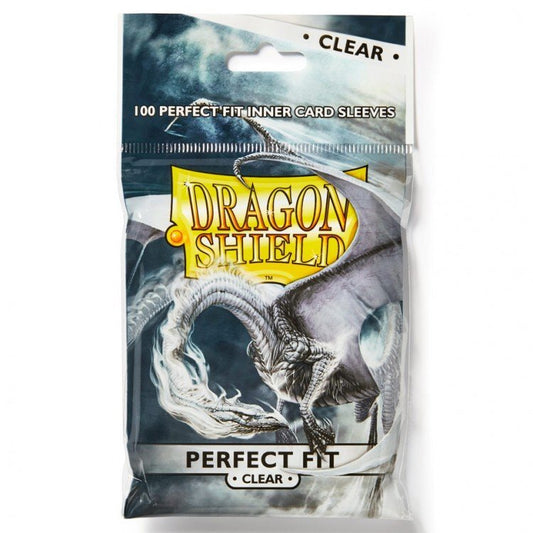 Dragon Shield Card Sleeves 100 Clear Perfect Fit 63x88