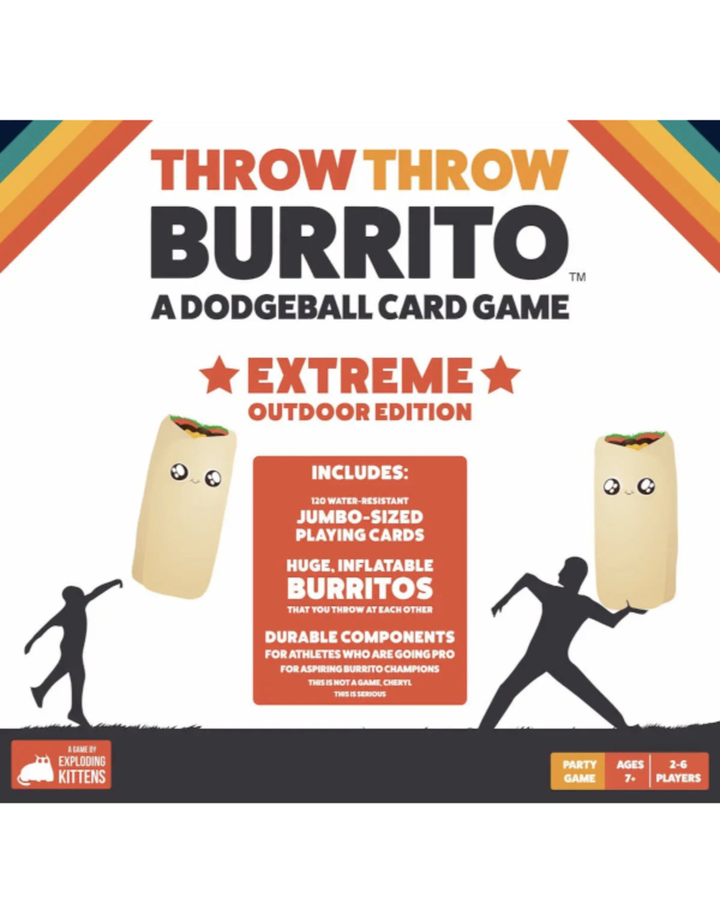 Throw Throw Burrito Extreme Outdoor Edition