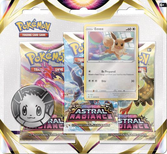 Pokemon: SS10 Astral Radiance 3pk blister