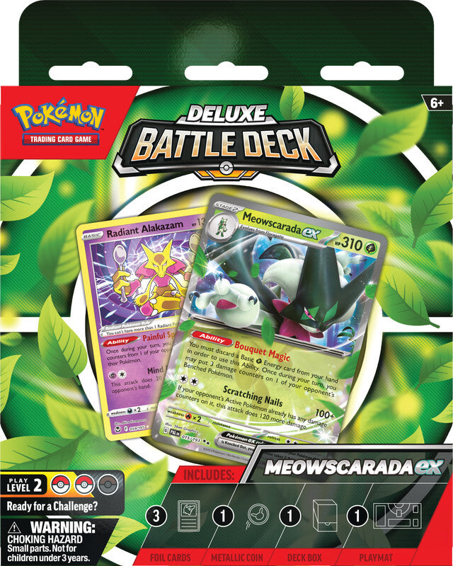 Deluxe Battle Deck Meowscarada Ex/Quaquaval Ex