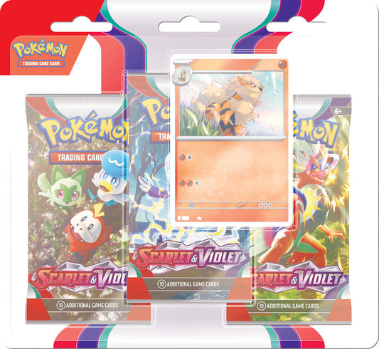 Pokemon: SV Scarlet & Violet 3pk blister