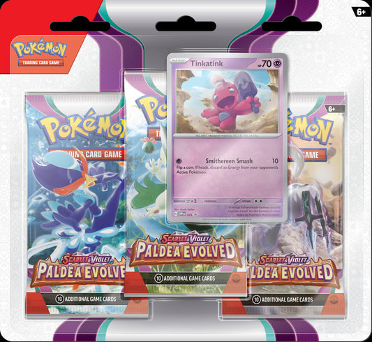 Pokemon: SV2 Paldea Evolved 3pk blister