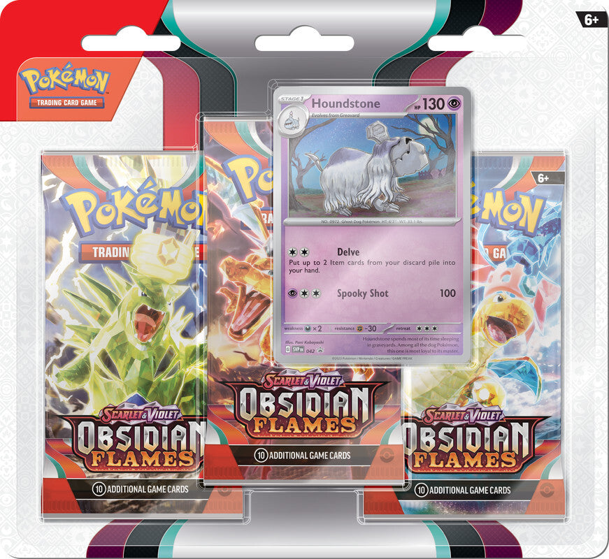 Pokemon: SV3 Obsidian Flames 3pk blister