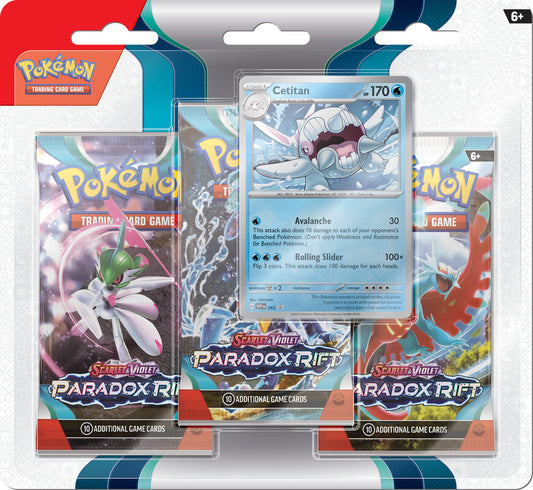 Pokemon: SV4 Paradox Rift 3pk blister