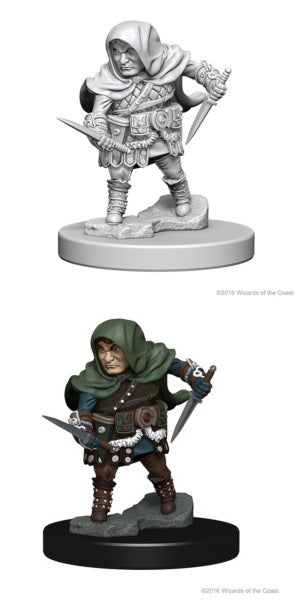 D&D Nolzur's: Halfling Male Rogue Dual Short Dagger