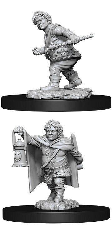 D&D Nolzur's: Halfling Male Rogue Mace & Lamp