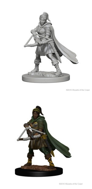 D&D Nolzur's: Human Female Ranger Crossbow & Sword