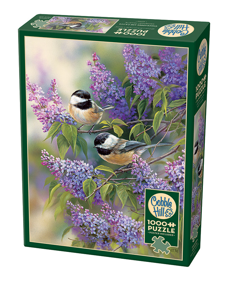 1000 Chickadees and Lilacs