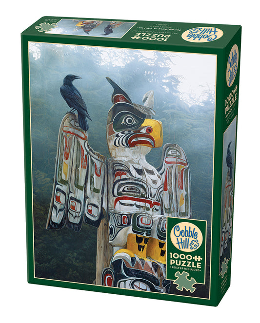 1000 Totem Pole in the Mist