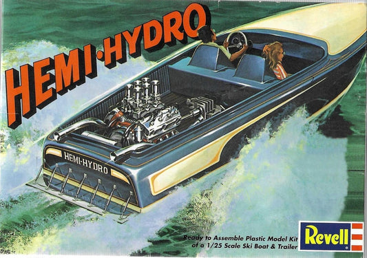 1/25 Hemi Hydro Ski Boat & Trailer REV (OPEN)