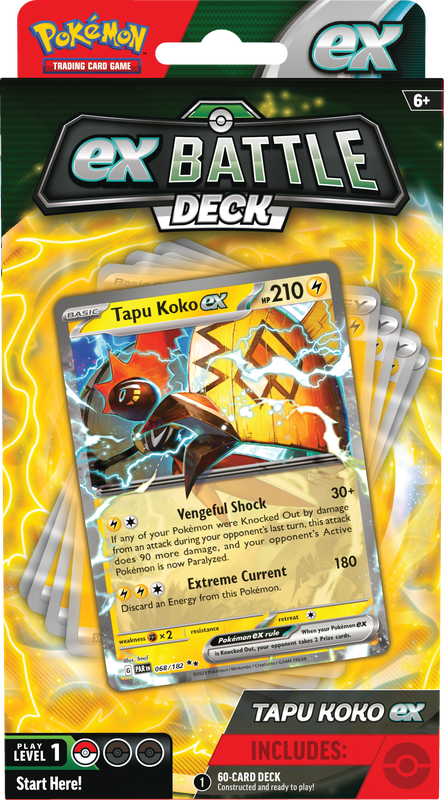 Battle Deck Tapu Koko Ex/Iron Leaves Ex