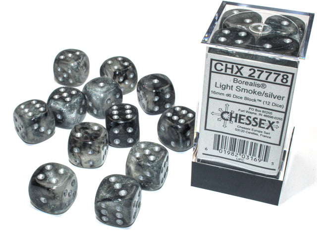 Borealis 16mm 12D6 Dice