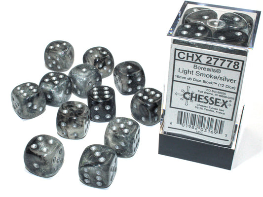 Borealis 16mm 12D6 Dice