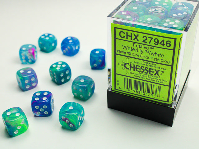 Festive 12mm 36D6 Dice
