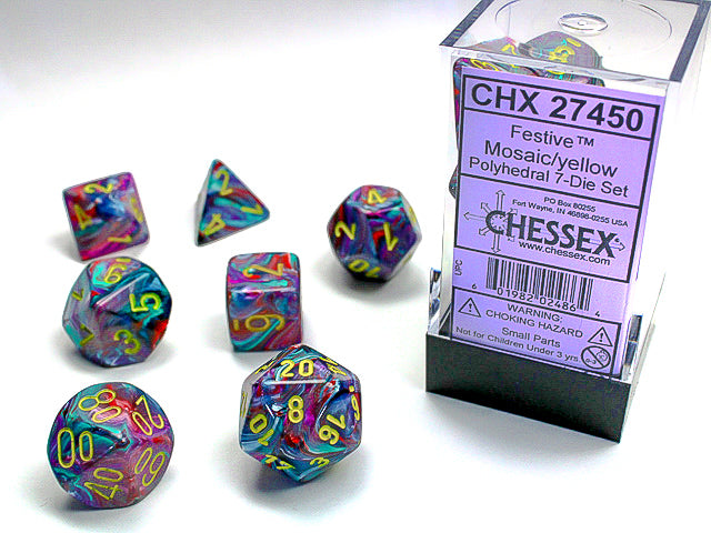 Festive 7Pc Dice