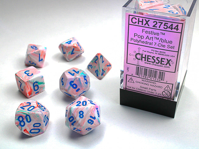 Festive 7Pc Dice