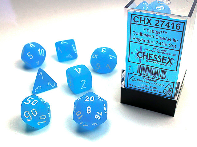 Frosted 7Pc Dice
