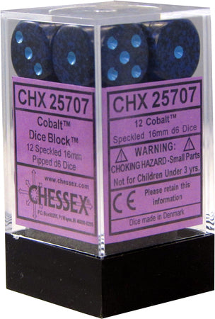 Speckled 16mm 12D6 Dice