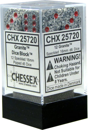 Speckled 16mm 12D6 Dice