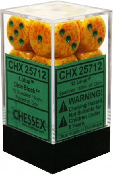 Speckled 16mm 12D6 Dice